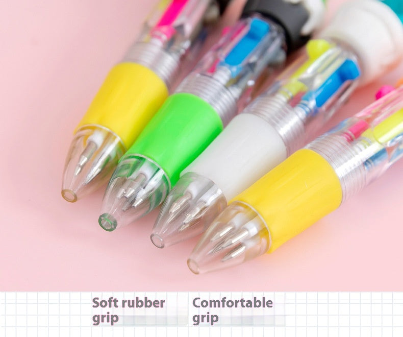 Cute Cartoon Cute Object Four-color Press Ballpoint Pen