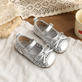 INS Style Enfants tissé Sandales Été Coréenne filles Bow Princesse Chaussures