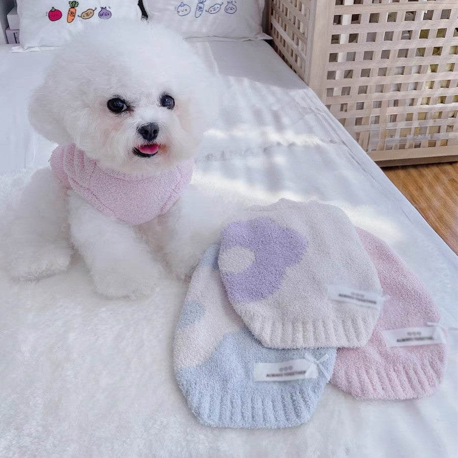 Vêtements pour animaux de compagnie Internet-famous style demi-velvet
