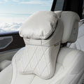 Porte-tête en cuir résistant aux taches de voiture Oreiller Coussin de soutien pour la conduite