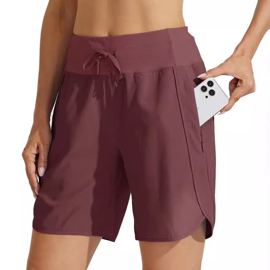 Sports pour femmes Courir Shorts occasionnels Exercice Randonnée Shorts de sport à haute portée
