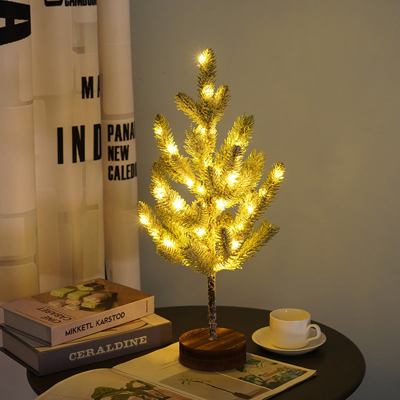 Décoration de fête de Noël Led Paysage Arbre lumineux