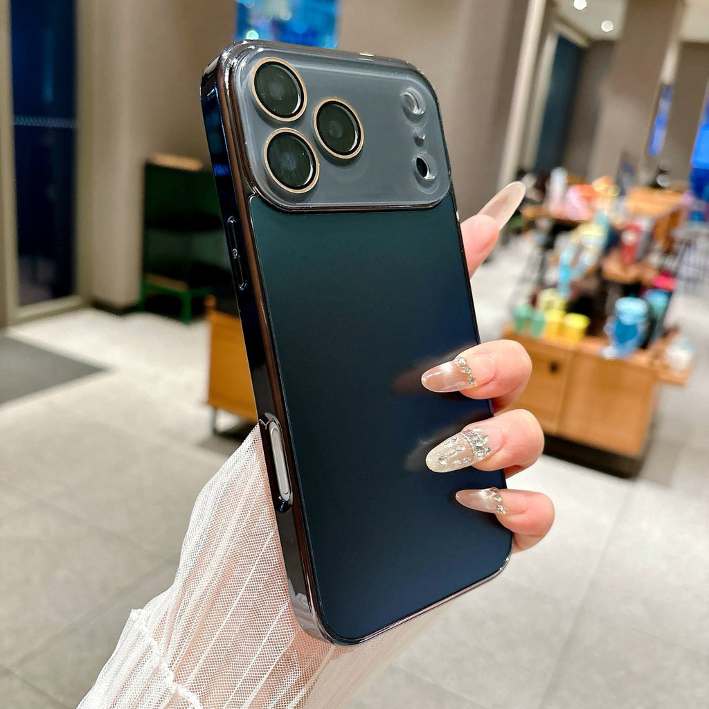 All-in-one Lens Protector and Frosted AG Phone Case for iPhone