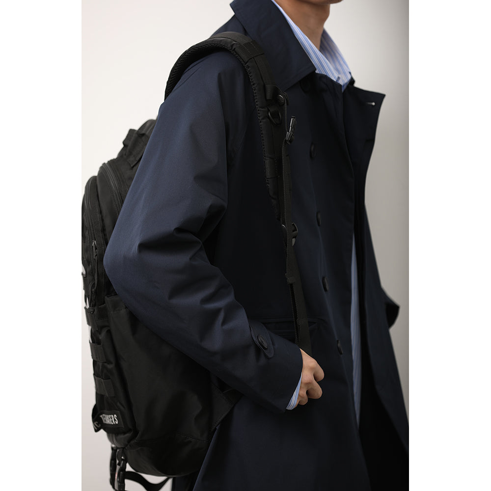 Style japonais Solide-couleur Hommes Loose-fitting Casual Basic Springautumn Trench Coat