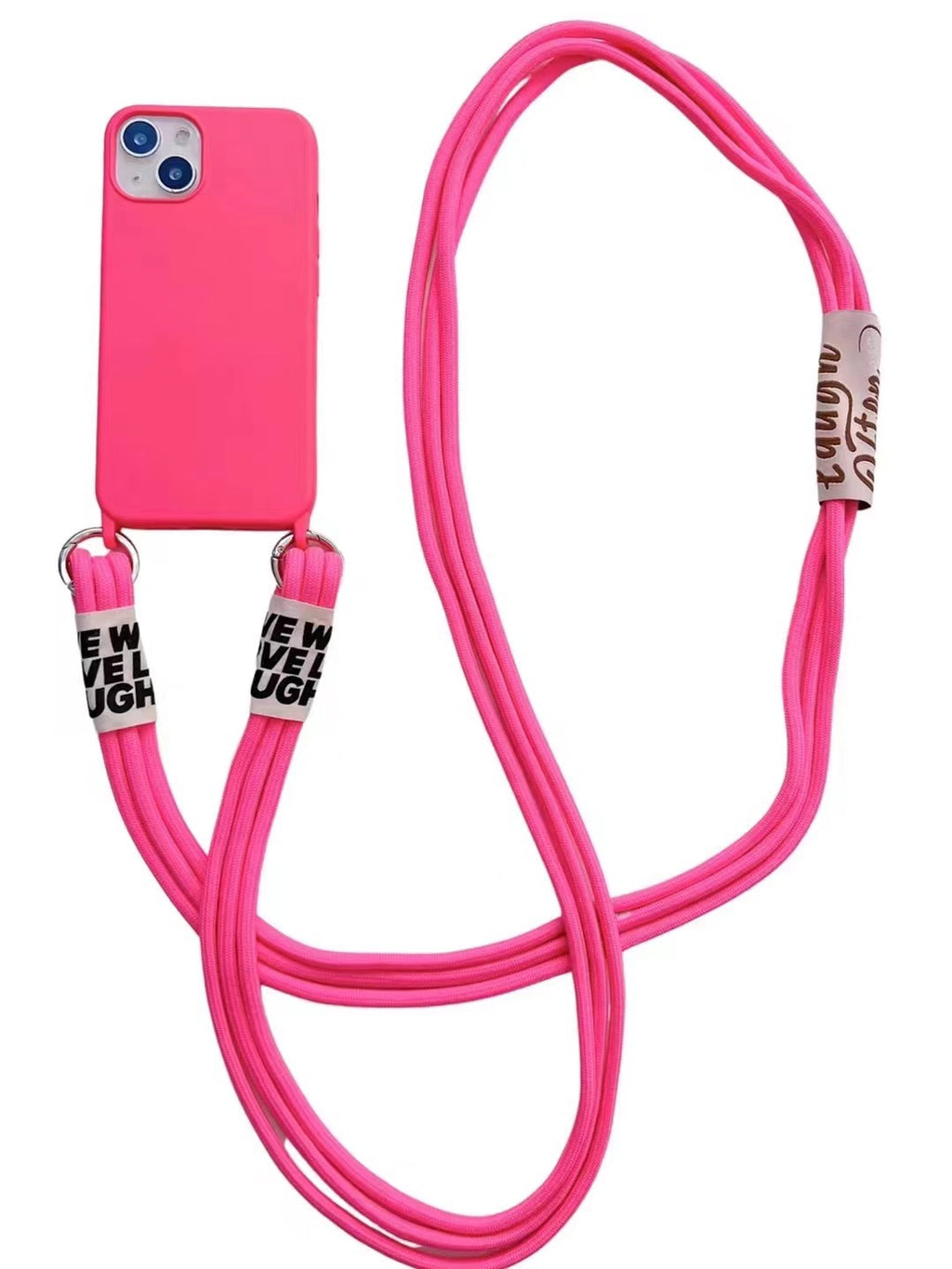 Boîtier de téléphone en silicone liquide à longue bande diagonale