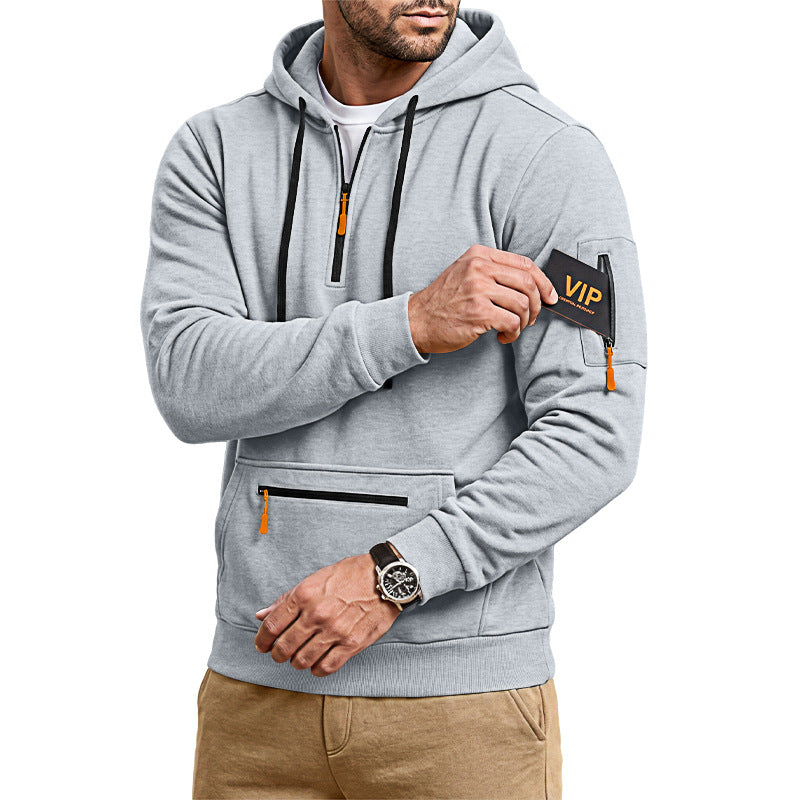 Sweatshirt de sport décontracté plus grand homme