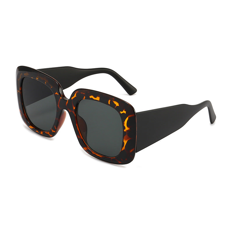 Lunettes de soleil européennes et américaines tendance surdimensionnées