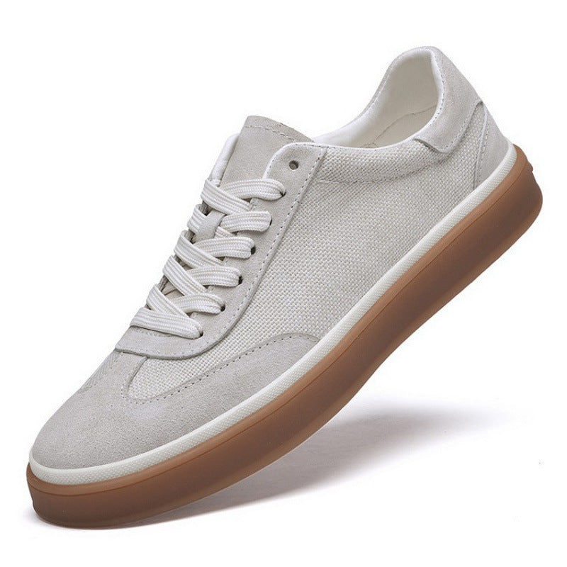 Respirant Casual Bas-top Blanc Sneakers