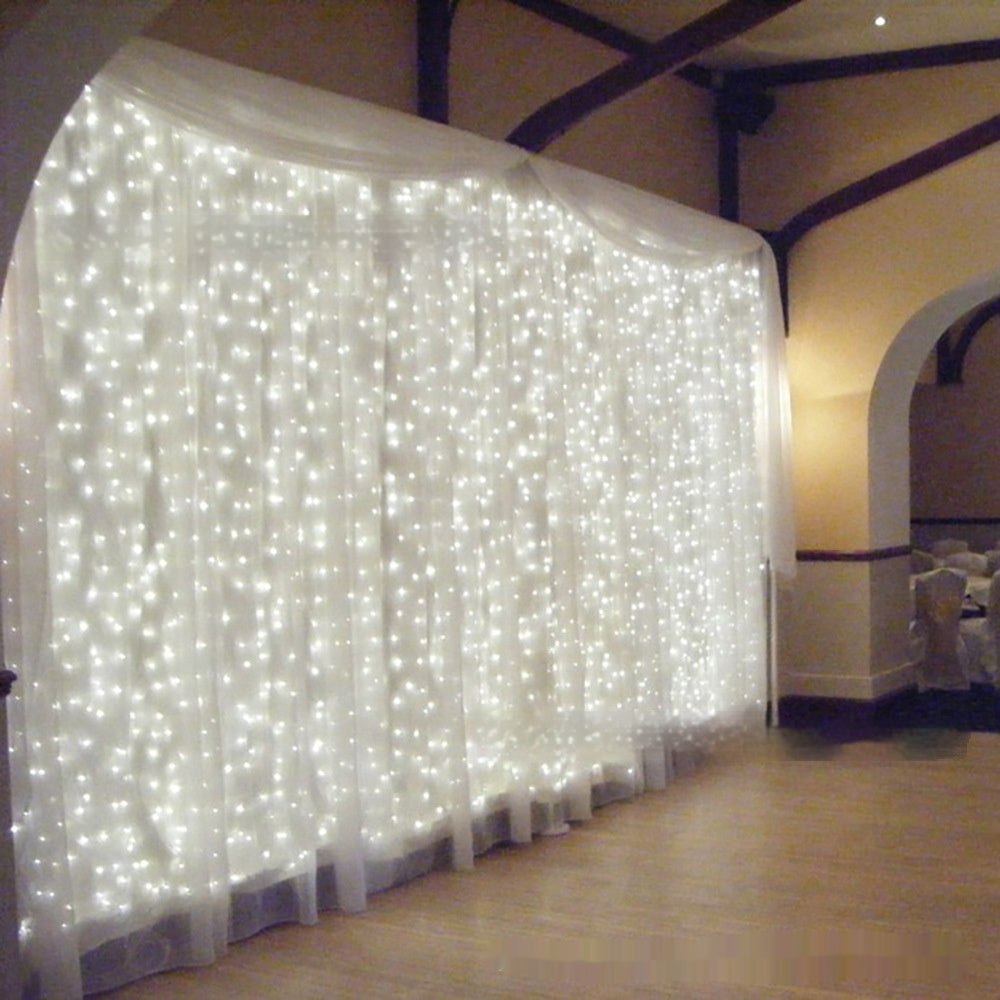 Led3 3 M 300 Tête Rideau Colored Lights String