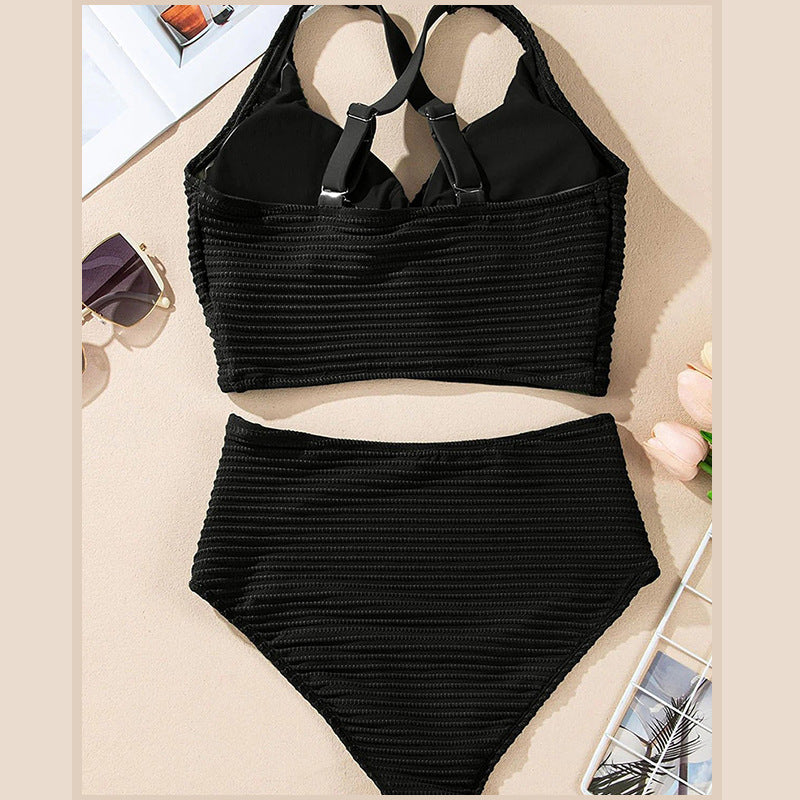 Maillot de bain Haute taille Tummy Contouring Plattering Bikini sexy