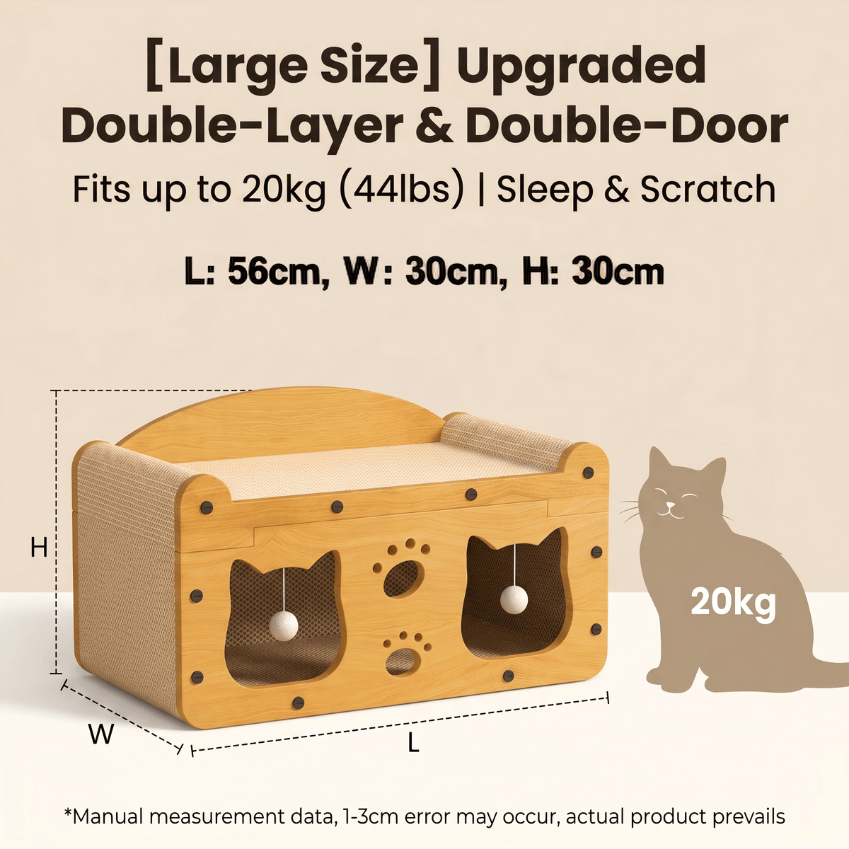 Multi-style Double Layer Cat House