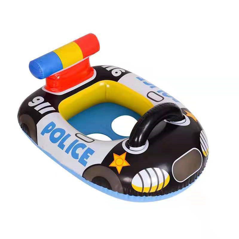 Anneau de natation pour enfants PVC gonflable Police Car Anneau de natation