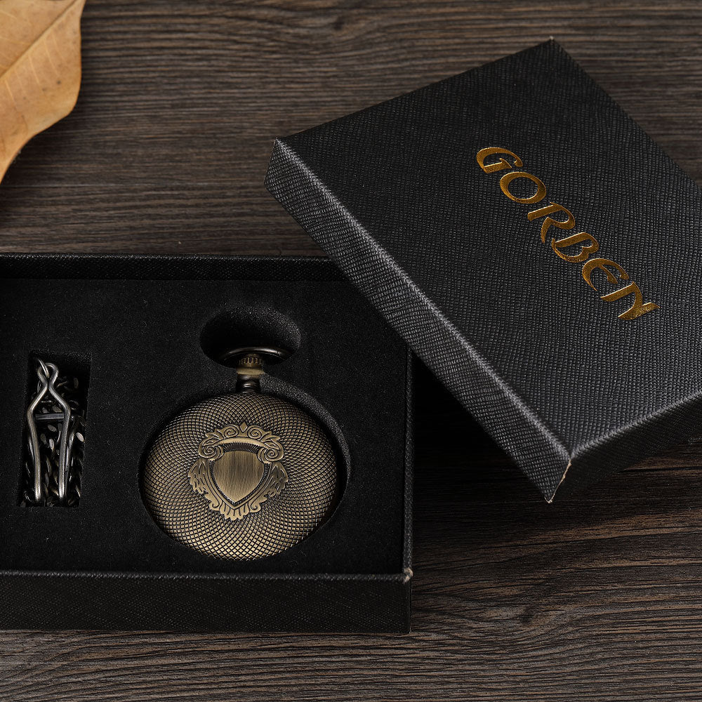 Montre de poche mécanique Grande Complication avec mouvement automatique et un Magnif ouvert