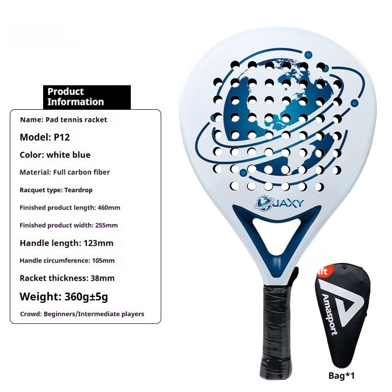 Raquette de tennis en fibre de carbone Cage Style