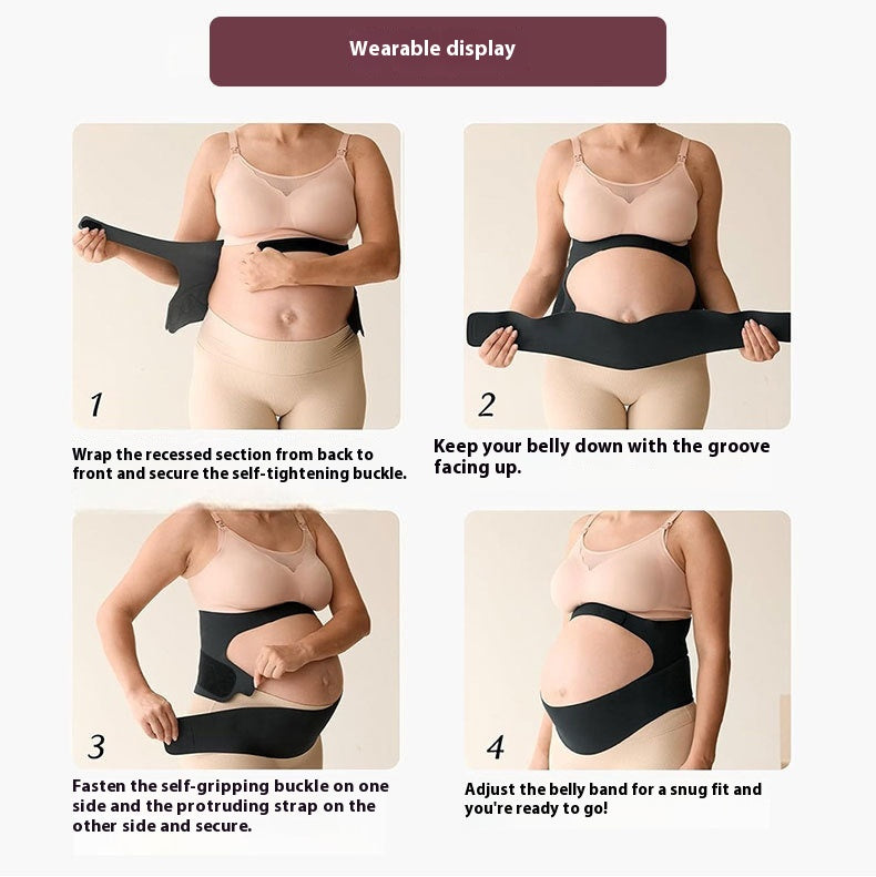 Ceinture abdominale prénatale moyennement mince