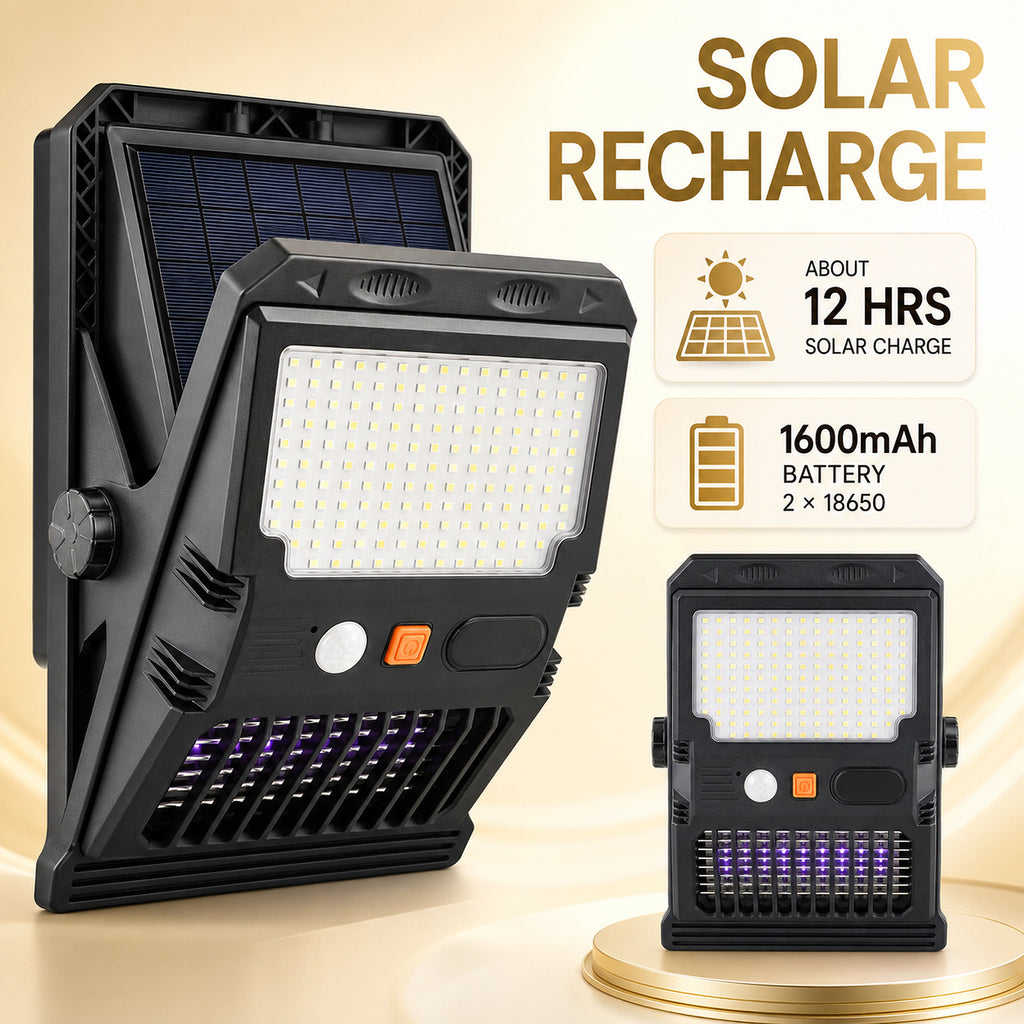 Solar Powered Rechargeable Motion Sensor Garden Light W7105 1 Pour Yard Decoration LED Land
