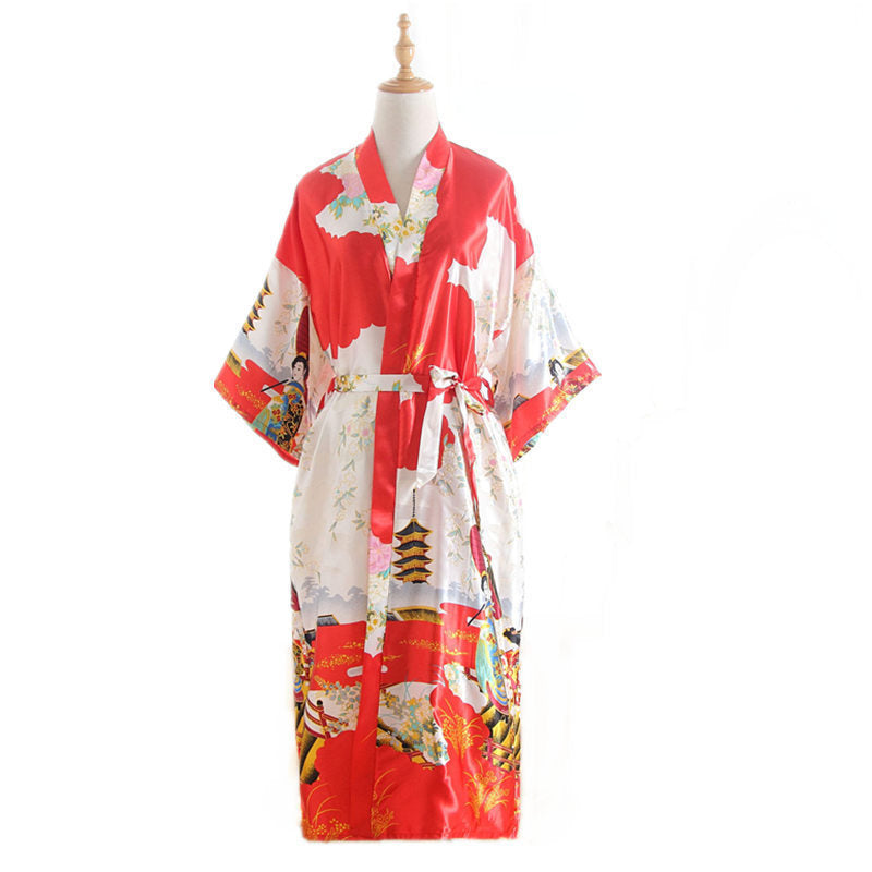 Cardigan court Kimono peignoir pour femmes
