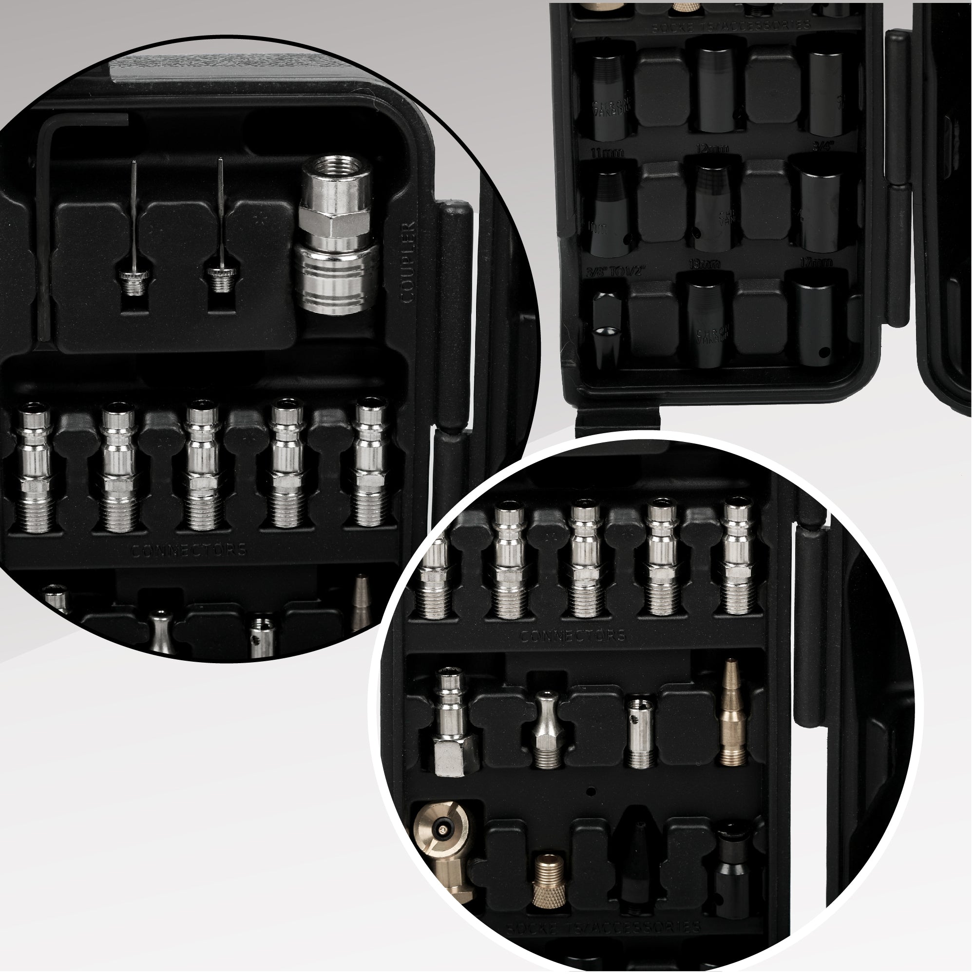 Outil d'air 71 pièces et kit d'accessoires