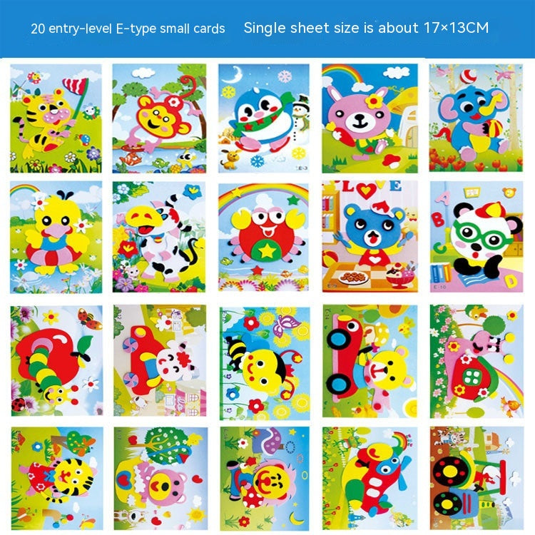 Stickers 3D imprimé créatif pour enfants