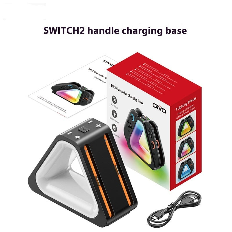 Switch2 Poignée Chargeur Base Gauche et Poignée Droite Chargeur fixe