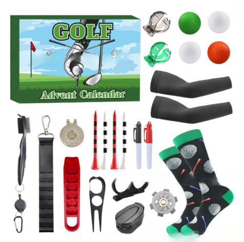 Convient aux amateurs de golf Blind Box Calendrier