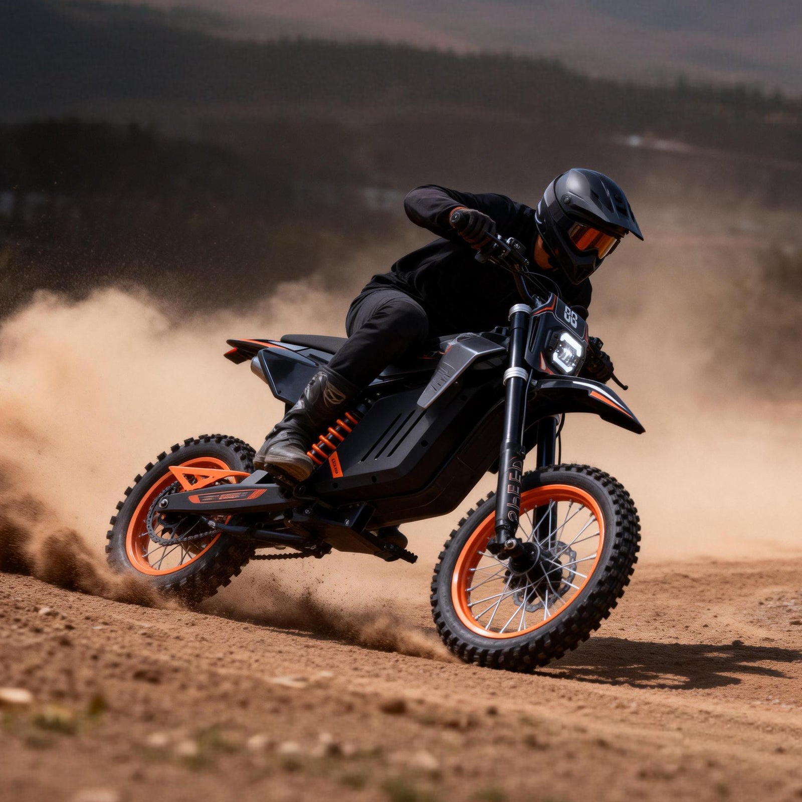 Y88 14 pouces Roue hors route moto électrique avec moteur de puissance 3000W
