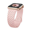 Bracelet de montre en silicone motif tissé