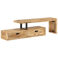 Support TV (118–200) x Support TV en bois de mango massif