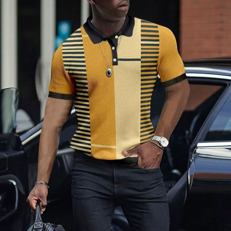 Polo d'été simple pour hommes