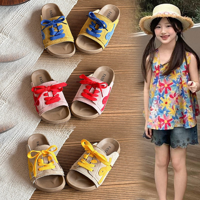 Summer Girls Platform Slippers