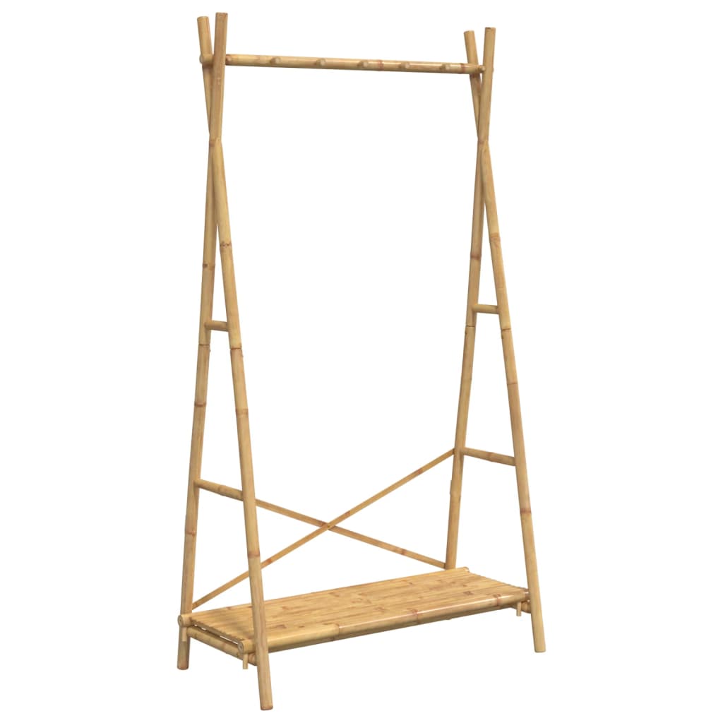 Sac de vêtements avec étagère 102x50x190 cm Bamboo