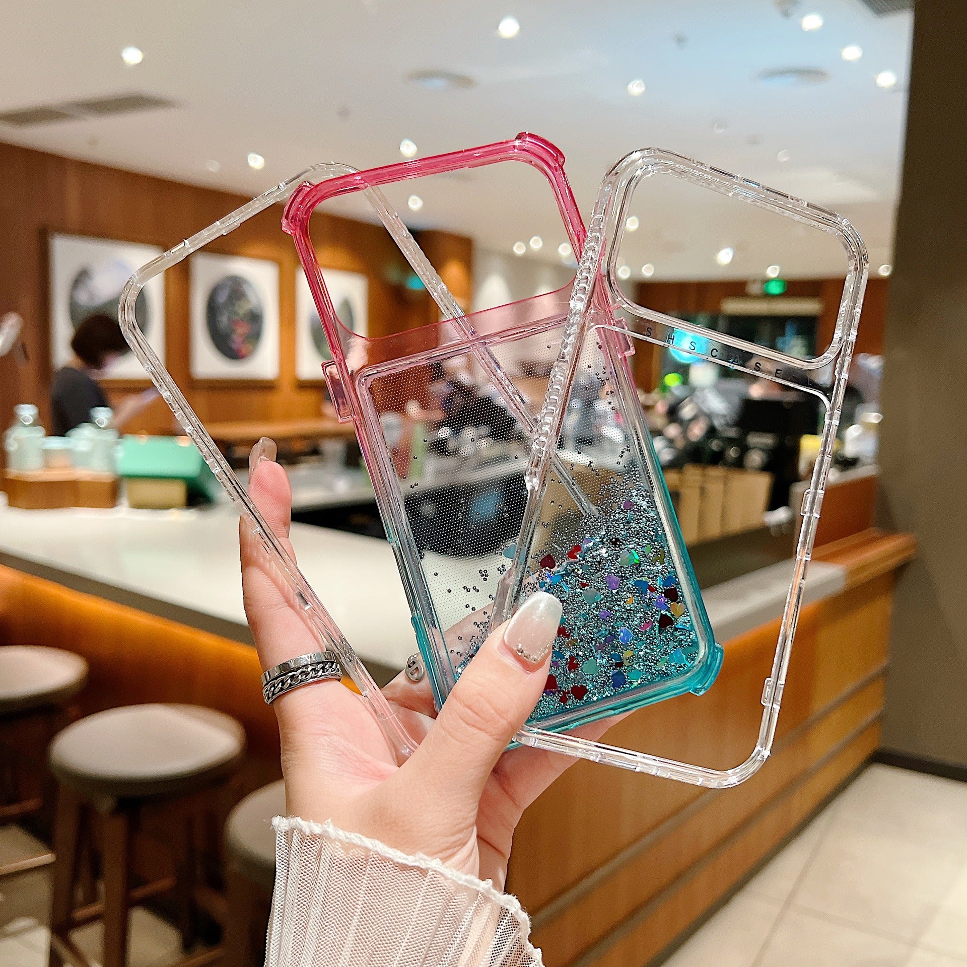 Coque de téléphone Dream Gradient Trois-en-un résistant à la goutte