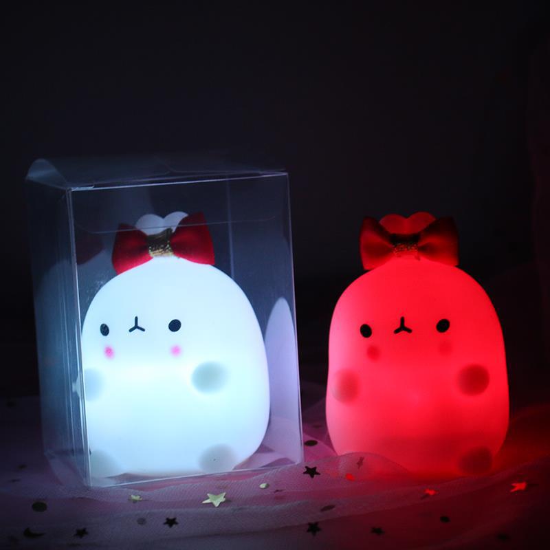 École primaire maternelle Tanabata cadeau mignon lapin lumière de nuit