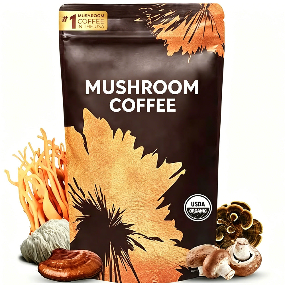 Café instantané de champignons biologiques