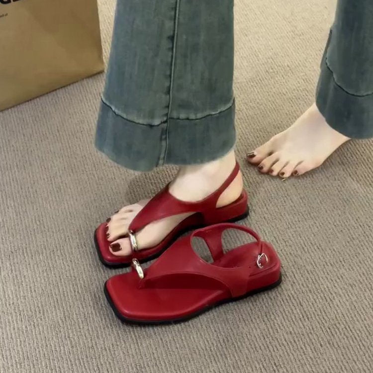 Sandales romaines vintage française d'été