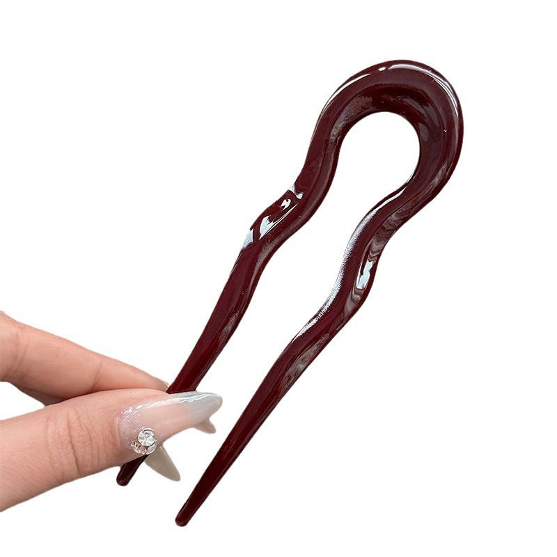 Épingle à cheveux en acrylique pour femmes