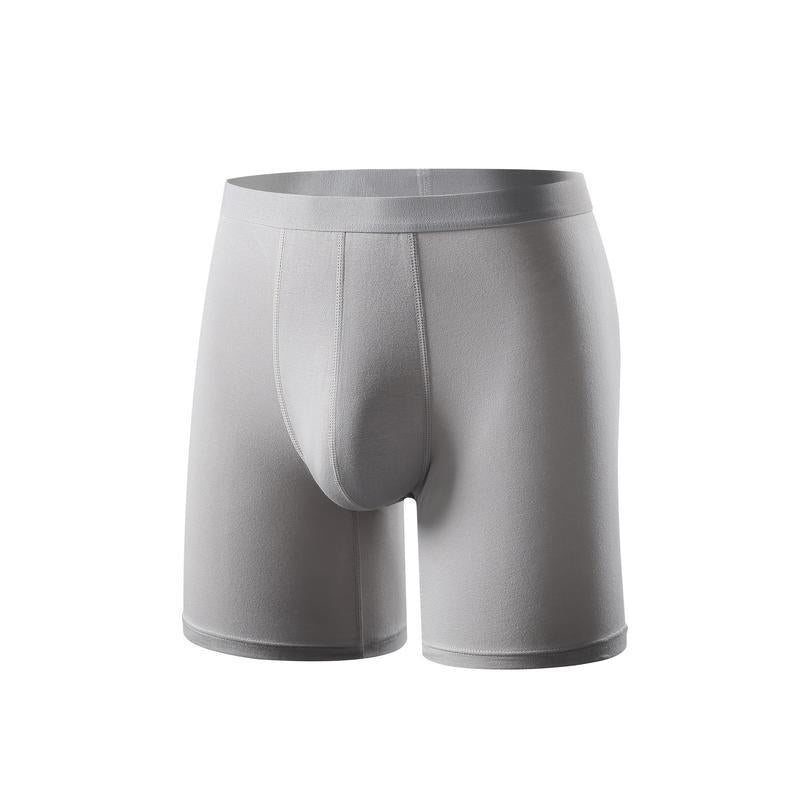 10pcs hommes Bamboo Fibre Boxer Slips Moyen Stretch Solid