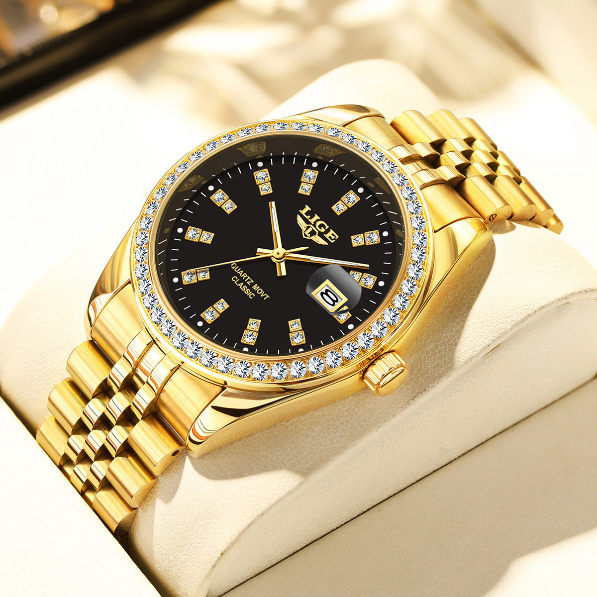Montre Quartz Élégante Big-dial fabriquée au pays