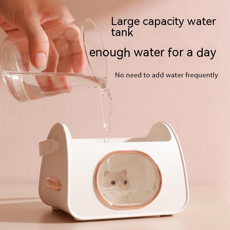 Cute Pet Double Spray Humidificateur Cute Mini Grande Capacité