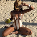 Women's conservative bikini swimsuit