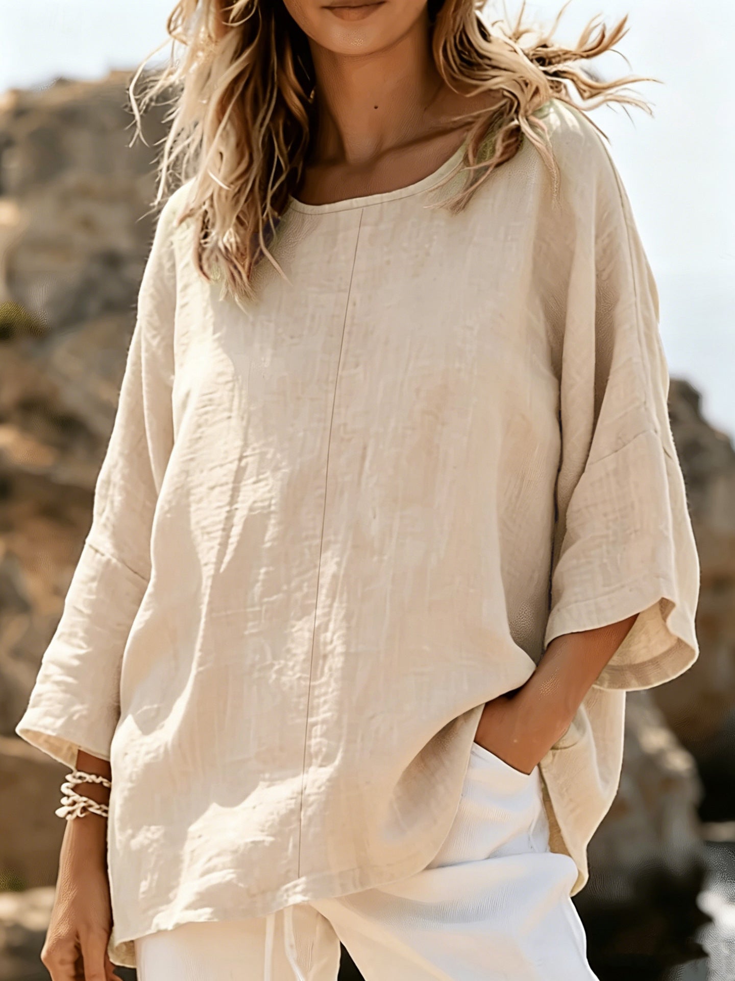 PrintempsÉté Femmes Casual Tops
