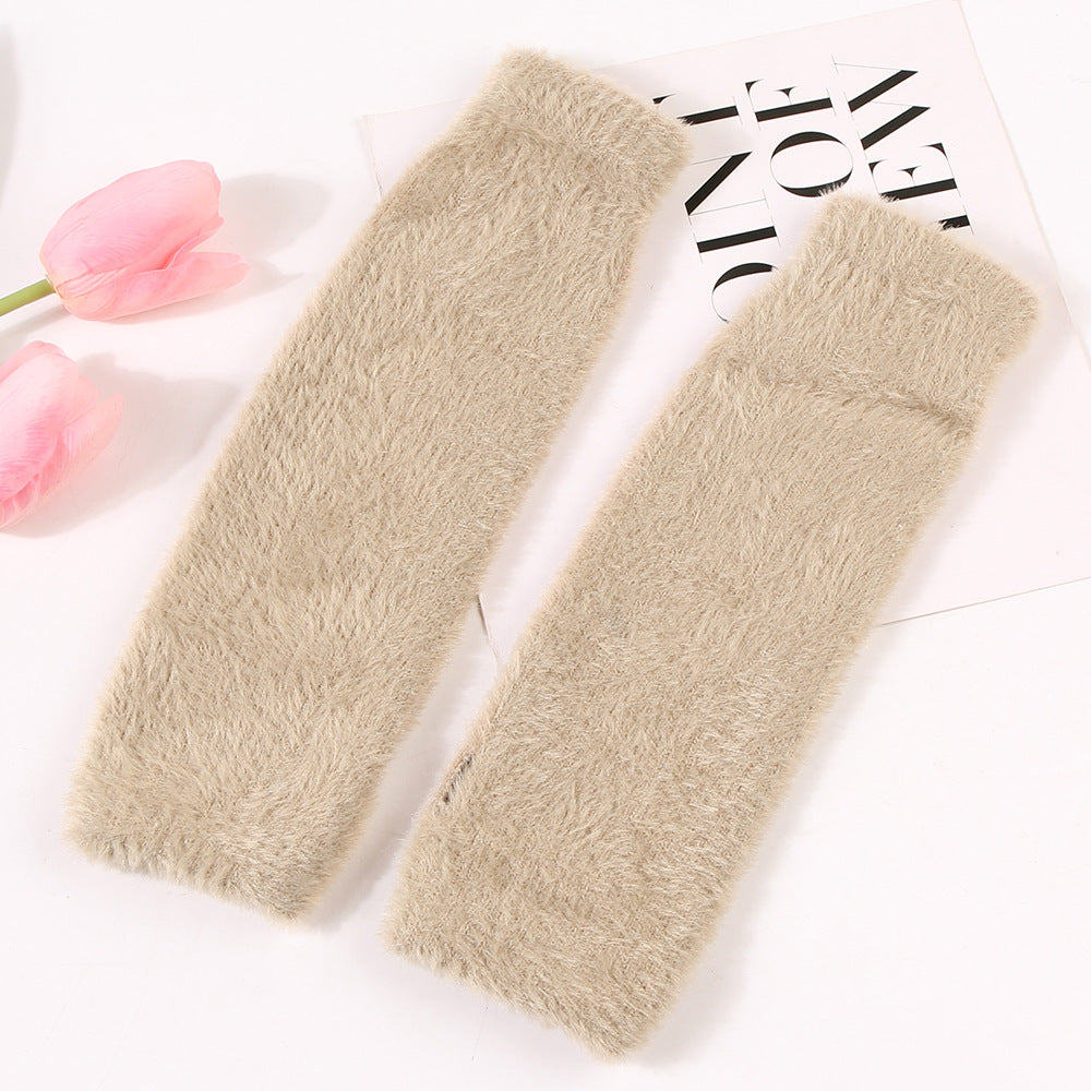 Gants en peluche pour femmes Versatile et chaud