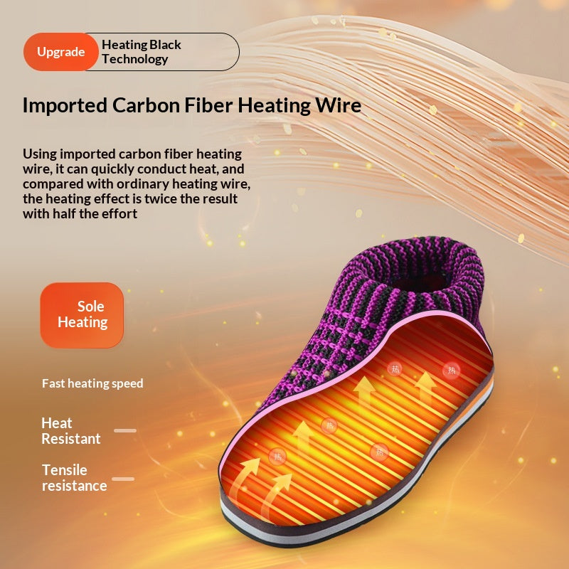 Chaussure de tricot à chaud électrique pour usage domestique
