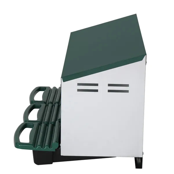 3 Compartiment Roll Out Chicken Nesting Box avec panier en plastique