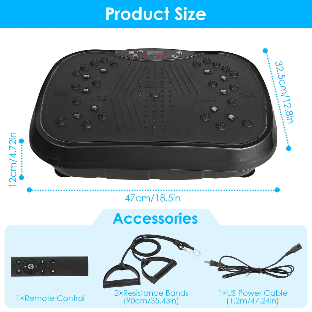 Machine d'exercice de vibration Plate-forme vibrante Corps entier Fitness Session E