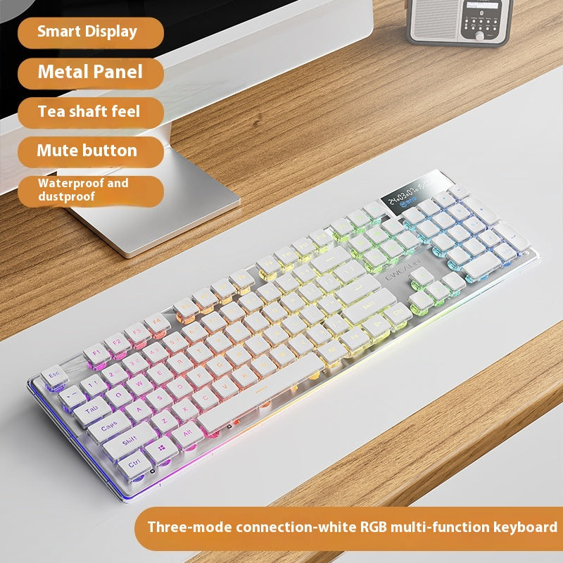 Prewalker V3 Mute filaire Mouse porte-clés costume mécanique Feeling filles Bureau Typing fils