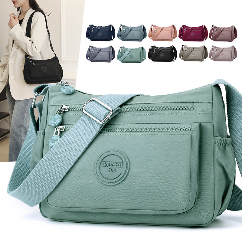Renard coloré Grande capacité Femmes Sac d'épaule extérieur Casual hydrofuge Multi-couche
