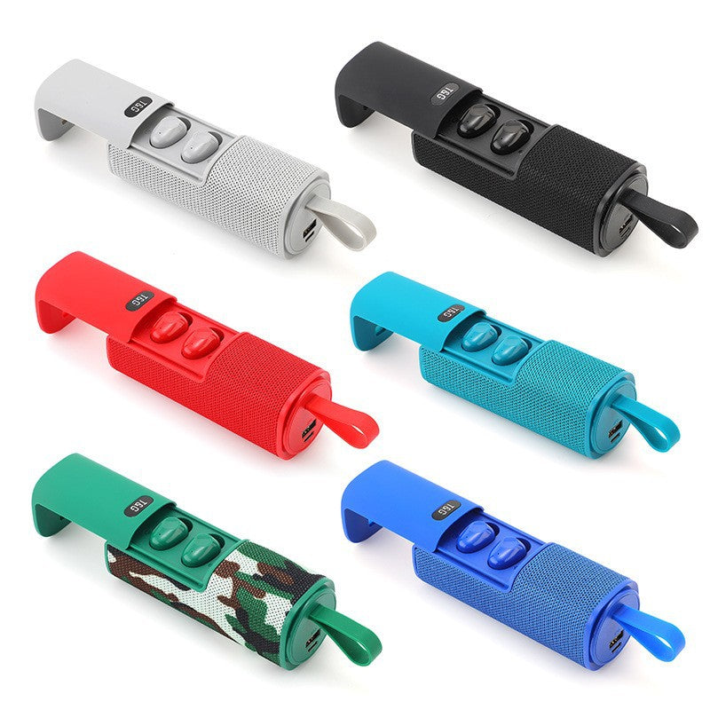 3 En 1 Haut-parleurs Bluetooth sans fil portable Banque d'alimentation d'écoute Bluetooth