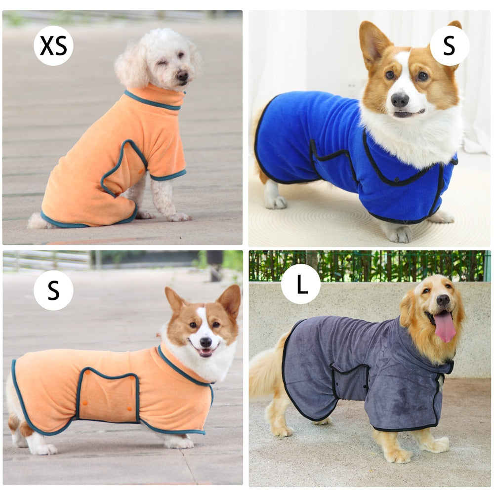 Séchage rapide 400g Microfibre ultra-soft Serviette absorbante pour animaux