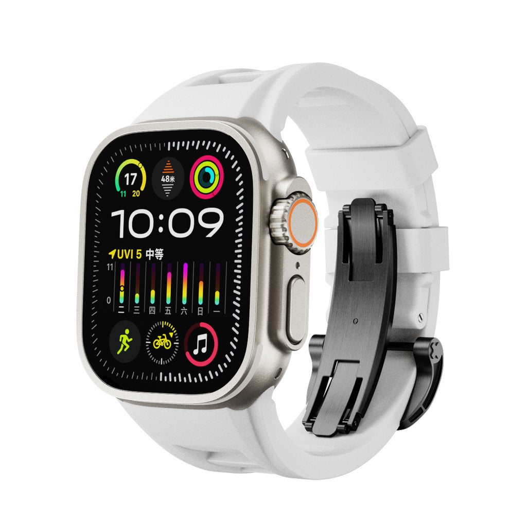 Montre Bracelet en silicone liquide S9 épingle boucle ultra pliante